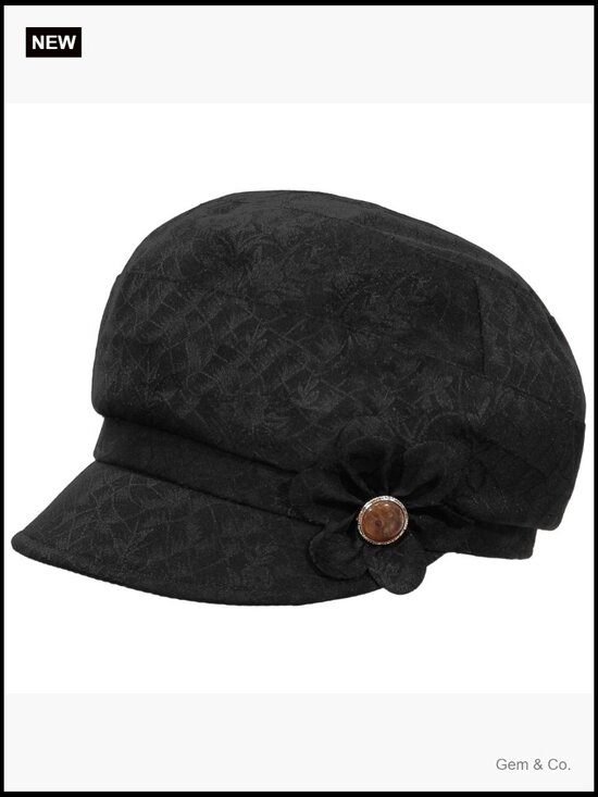 Womens Newsboy Cap Visor Hat Cotton Linen Adjustable Lightweight UPF 50+